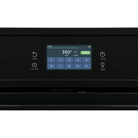 Frigidaire - 27" Built-in Single Electric Wall Oven with Fan Convection - Black