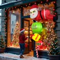 thumbnail image 4 of Papá Noel inflable navideño OurWarm de 8 pulgadas con luces LED, 4 of 7