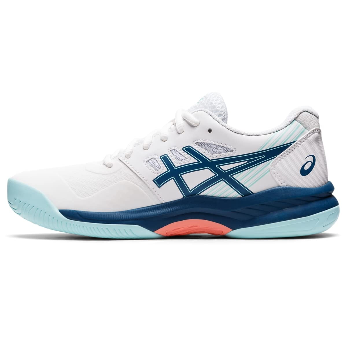 Asics Women s Gel Game 8 Tennis Shoes 8.5 White Light Indigo Other