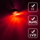 thumbnail image 5 of Luces LED de posición laterales delanteras y traseras redondas de 3/4", impermeables, 12 V, para coche y camión (10 unidades rojas), 5 of 5