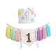 thumbnail image 5 of Decoraciones para fiesta de primer cumpleaños: pancarta de silla alta y fondo fotográfico con sombrero de corona Estilo C, 5 of 9