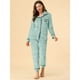 thumbnail image 2 of Conjuntos de pijama para mujer Ropa de dormir con botones Traje de noche suave para mujer Conjuntos de salón Pj Azul M, 2 of 6