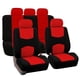thumbnail image 4 of Funda de asiento de coche universal de cinco plazas, cojín de línea de cintura plana, juego de 9 piezas, 4 of 6
