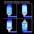 thumbnail image 3 of 4 Modes Blue LED Flame Effect Fire Light Bulb Flickering Emulation Flaming , 3 of 8