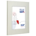 thumbnail image 4 of 22x26 Picture Frame, White Colori Wide Style 74021, 2 Inch MDF with Plexiglass, Wall Display, 4 of 4