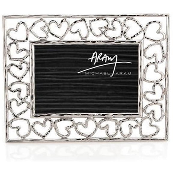 Heart Photo Frame 4" x 6" photo; 7.25" W x 9.25" L