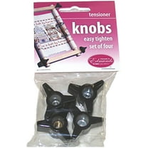 FA Edmunds Plastic Tension KNOB 4/PKG, Black