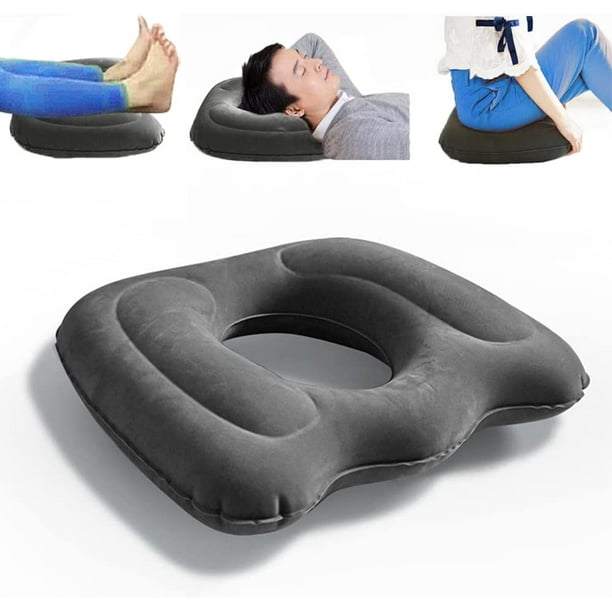 almohadas de elevacion de gluteos para silla de ruedas de silla de oficina de coche en casa cojin de silla alivia el dolor de ciatica de hemorroides de coccix en la parte