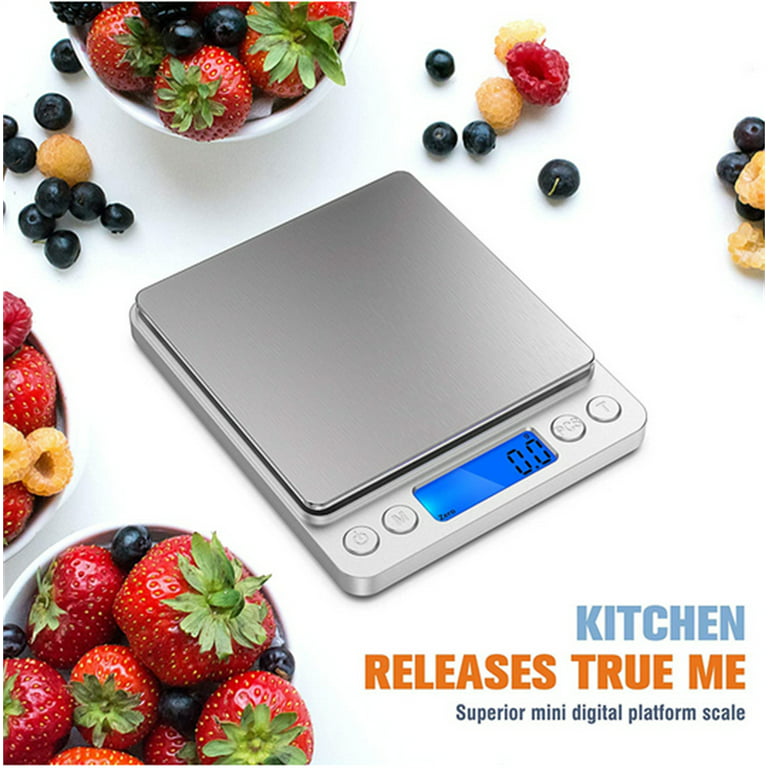 3kg/0.1g electronic kitchen scale usb rechargeable
