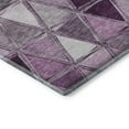 thumbnail image 4 of Addison Rugs Mayfield Washable Transitional Geometric Merlot Runner Rug, 2'3" x 7'6", 4 of 5