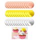 thumbnail image 3 of Matsuzay 36 Piezas Decoración de Pasteles Superficie de Espejo Adorno de Cupcake Decoraciones de Postres Decoraciones de Pasteles de Kits de decoración para fiestas, 3 of 6