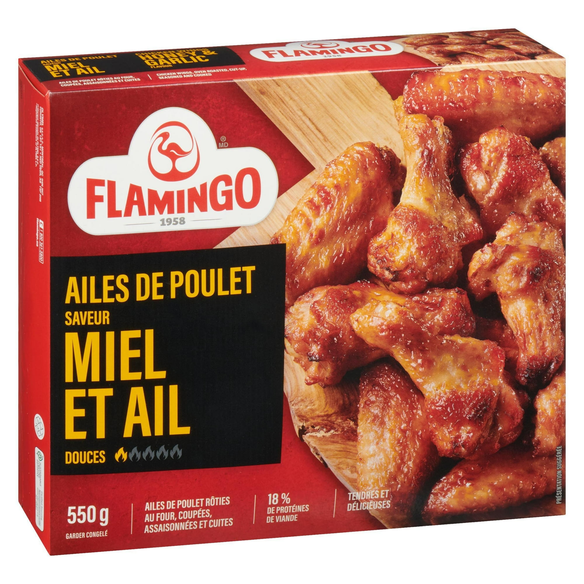 Flamingo Honey N Garlic wings, Flam Honey N Garlic wings
