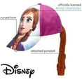thumbnail image 2 of Disney Girls’ Frozen Baseball Cap – Elsa and Anna Ponytail Hat for Girls (Ages 4-7), 2 of 6