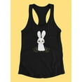 thumbnail image 3 of Cute Rabbit Design. Tank Women -Image by Shutterstock, Female Large, 3 of 4