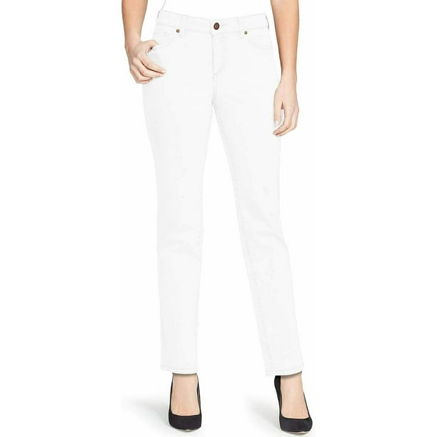 Bandolino Bandolino Amy Straight Leg Denim In White, 14