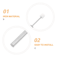 thumbnail image 3 of unbranded 10Ud Accesorio Amortiguador Para De Basura Acero Plata Tecnología Hidráulica Estable, 3 of 8