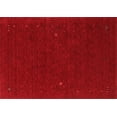 thumbnail image 1 of Ahgly Company Indoor Rectangle Abstract Red Contemporary Area Rugs, 2' x 5', 1 of 4