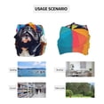 thumbnail image 7 of Gaeub Rainbow Bulldog Sunglasses Knit Cuffed Beanie Top Level Beanie Men Women Winter Knit Caps Soft Ski Hat, 7 of 7