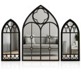 thumbnail image 1 of Dosaele Gothic Furniture Cathedral Mirrors Exquisite Classic Gothic Mirrors Wall Decor Easy to Use Gothic Bedroom Decor Mirrors Safe Mirror Frame Spooky Gothic for Bedroom, 1 of 10