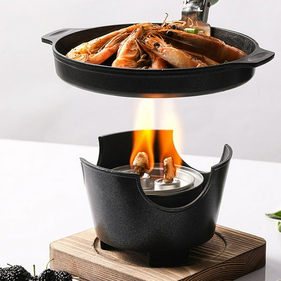 One-person Barbecue Oven style Barbecue Oven Smokeless Household Small Indoor Carbon Oven style Barbecue Pot Plate and Rack