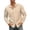 Khaki #1, variant on WULMLEO Men's Cotton Linen Button Down Shirts Long Sleeve Casual Summer Beach Tops Brown Polyester