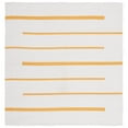 thumbnail image 6 of SAFAVIEH Montauk Oswald Geometric Striped Cotton Area Rug, Ivory/Gold, 6' x 9', 6 of 10