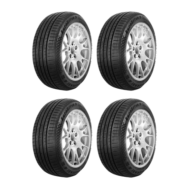 Paquete de 4 llantas 215/60 R17 96H marca EUZKADI modelo EURODRIVE 3