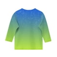 thumbnail image 3 of Avrntaa Girl's Glitter Tops Sequin Printed Tops Long Sleeves Sparkly Dressy Blouses Round Neck Loose Tops, 3 of 4