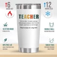 thumbnail image 2 of Teacher Appreciation Gifts For Women, Teacher''s Day, Birthday, Christmas, Back To School Gifts For Teachers, End Of Year Teacher Gifts, Thank You Gifts, 20oz Stainless Steel Tumbler & Water Glasses, 2 of 6