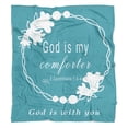 thumbnail image 2 of God Is My Comforter Blanket - Scripture Blanket with Healing Caring Inspirational Faith Prayer Religious Gifts for Women Christian Bible Verse Throw Blanket 50 X 60 Inch, 2 of 5