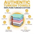 thumbnail image 2 of Gold Case Home Collection Myra Original Turkish Beach Towel Set Of 5-100% Cotton Beach Towels - Oversized Turkish Towels Set - Quick Dry & Sand Free Beach Towel - 71 X 40 Inches - Multi, 2 of 5