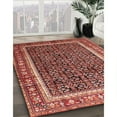 thumbnail image 3 of Ahgly Company Machine Washable Indoor Square Traditional Sunrise Orange Area Rugs, 3' Square, 3 of 7