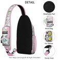 thumbnail image 3 of Crossbody Sling Backpack for Women Men Cute Fish Pattern Shoulder Sling Crossbody Casual Chest Bag for Travel Sports Running Hiking, 3 of 6
