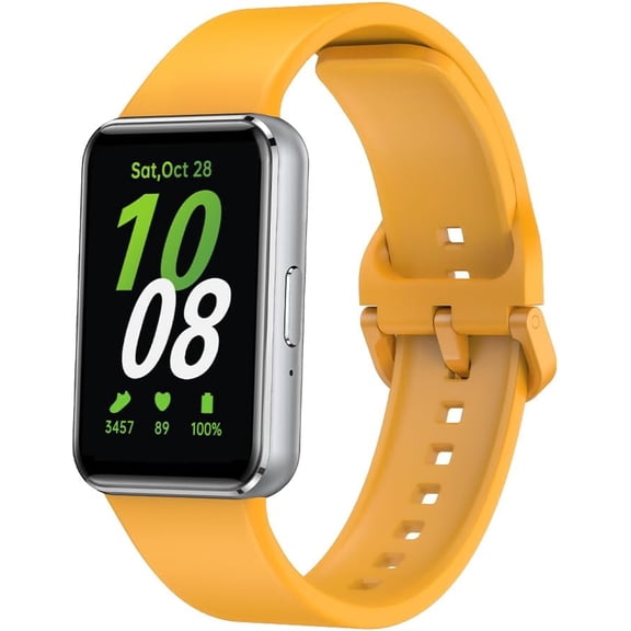 XIHAMA Soft Band Compatible with Samsung Galaxy Fit 3 Band, Colourful Silicone Strap Replacement Waterproof Sport Wristbands for Samsung Galaxy Fit 3 Accessories
