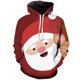 thumbnail image 3 of Sudaderas con capucha de Papá Noel para hombre, ropa con estampado 3D de muñeco de nieve de Navidad, ropa de mujer, Sudadera con capucha con personalidad, sudadera para niños, 3 of 3