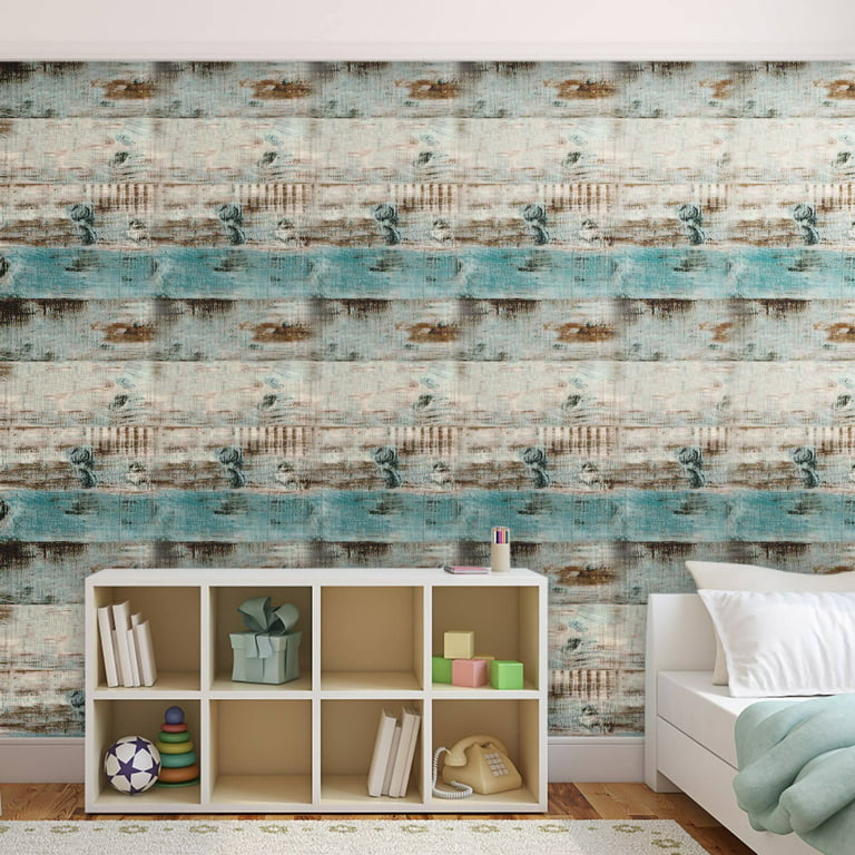 wood grain wallpaper furniture decoration peel and stick wallpaper DIY  wallpaper 