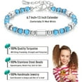 thumbnail image 6 of DIYOO Tiny Gemstone Bracelets for Teen Girls Trendy Stocking Stuffers with Always Remember Inspirational Card Christmas Gifts for Kids Teens, 6 of 13