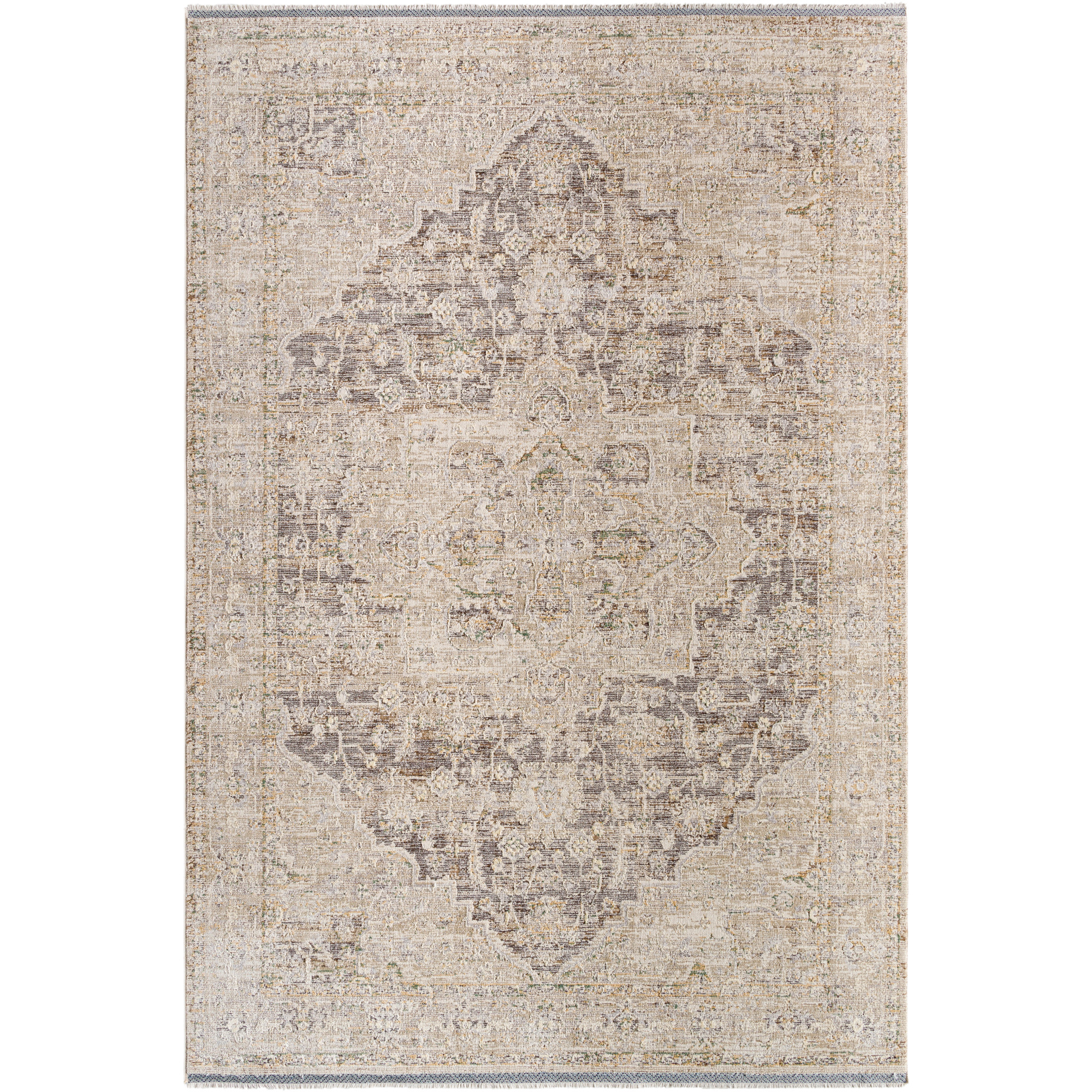 Artistic Wavers Rivaldo Area Rug, 7'10" x 10', Light Brown/Cream