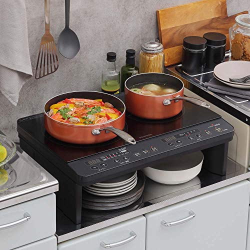 Iris Ohyama 2 Ports IH Cooking Heater No Construction Required