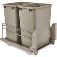 thumbnail image 1 of Rev-A-Shelf Double Pullout Trash Cans 35 qt. with Soft-close, 53WC-1835SCDM-212, 1 of 6