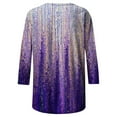 thumbnail image 4 of Zunfeo Long Sleeve T Shirts for Plus Size Tunic Tops Fashion Comfy Printed Spring T Shirts Purple XXL, 4 of 4