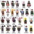 thumbnail image 2 of Anime Demon Slayer Tanjirou Nezuko Zenitsu Inosuke Figura Lego Bloques Minifiguras Juguete De Construcción, 2 of 4