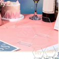 thumbnail image 2 of 18PCS Acrylic Table Numbers Hexagon Table with Holder Sublimation DIY Clear Table Name Cards for Par, 2 of 5