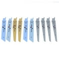 thumbnail image 2 of Ensemble de Lames de Scie Alternative, 10 Pcs Lames de Scie Alternative Lame de Scie pour Menuiserie Lame de Scie Multifonction Design Profilé, 2 of 14