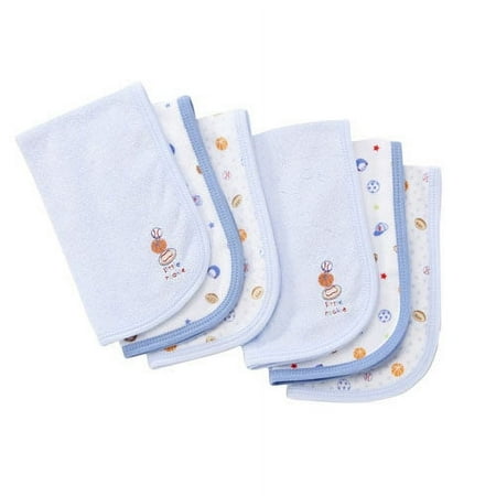 Gerber - Terry Burp Cloth 6-Pack, Blue