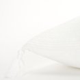thumbnail image 4 of Rizzy Pillow Knife Edged Woven Pillow White 17"x17"x9", 4 of 6