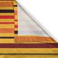 thumbnail image 3 of Ambesonne Abstract Kitchen Curtains, Vibrant Vertical Lines, 55"x45", Orange Marigold Burgundy, 3 of 3