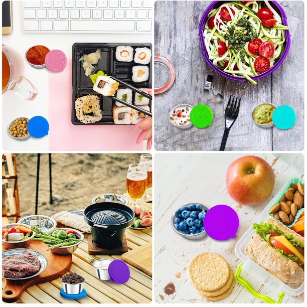 Ybobk Home Paquete De 6 Recipientes Para Aderezo De Ensalada | Cuotas Sin Interés