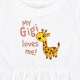 thumbnail image 4 of Inktastic My Gigi Loves Me Cute Giraffe Girls Baby Dress, 4 of 5