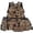 Duck Camo Print, variant on KEIAHUAN Duck Camo School Backpack Set of 4 Back Pack with Lunch Box Pencil Case Water Bottle Bag Backpacks for School Girls with Adjustable Shoulder Strap Student Bag